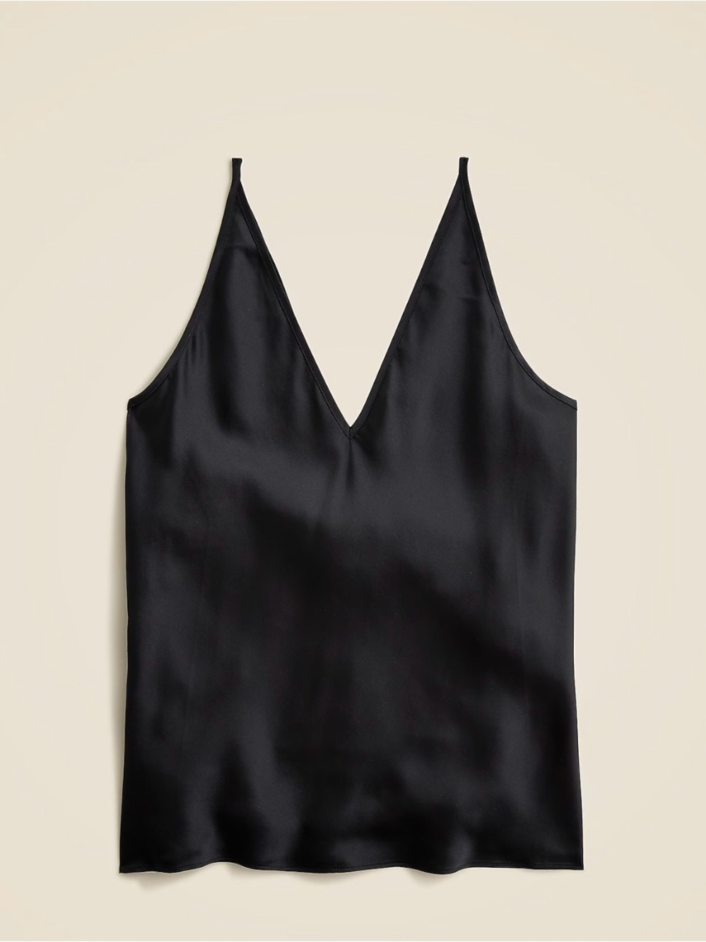 J Crew Carrie V Neck Camisole in Silk